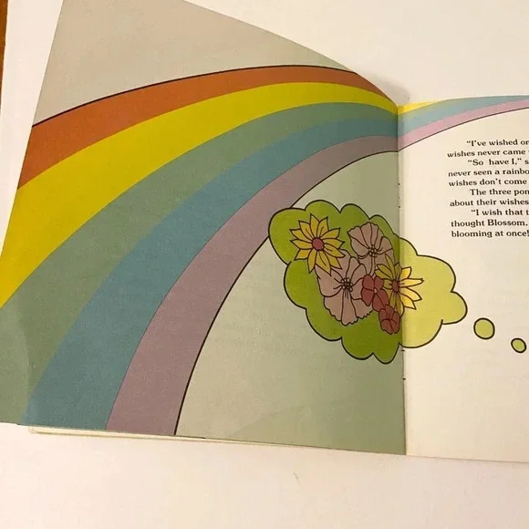 Vintage 1985 My Little Pony The Magic Rainbow Read  Along Book Only No Record - Picture 12 of 15